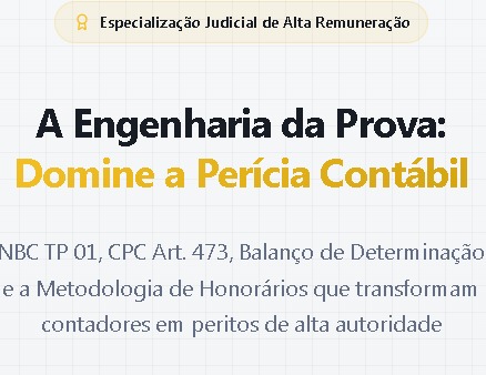 A Engenharia da Prova Pericial