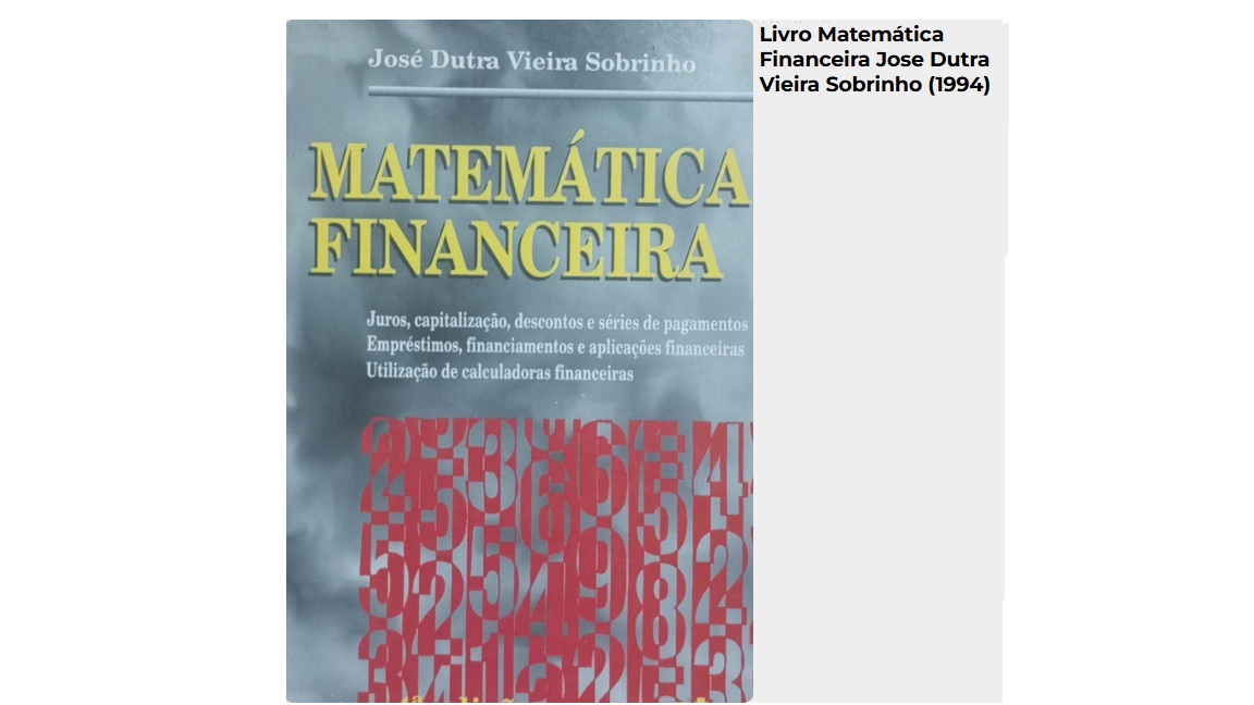 Livro de estudo sobre matemática financeira
