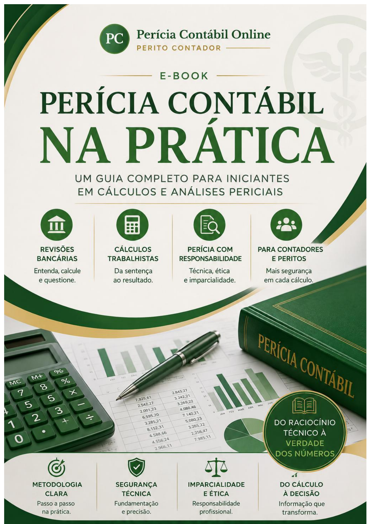 Capa do e-book Perícia Contábil na Prática, de Francisco Lisboa